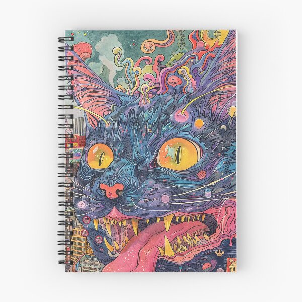 Item preview, Psychedelic Cats Art designed and sold by nomiraclehere.