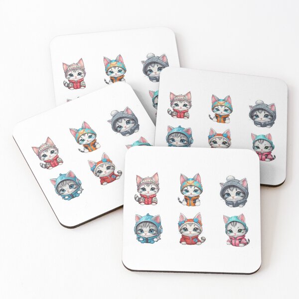 Item preview, Cute Winter Kittens Pack 1 designed and sold by PetsClan.