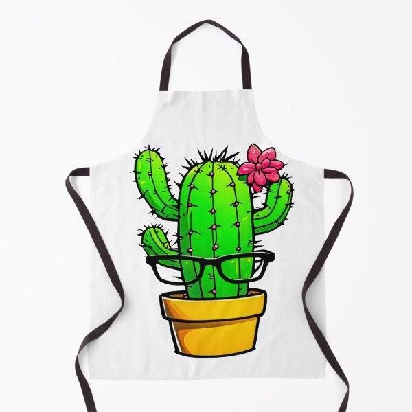 Item preview, Funny Cute Nerd Cactus - Succulent Plant - Potting Cactus Plants Wearing Glasses designed and sold by MyArt23.
