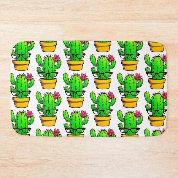 Item preview, Funny Cute Nerd Cactus - Succulent Plant - Potting Cactus Plants Wearing Glasses designed and sold by MyArt23.