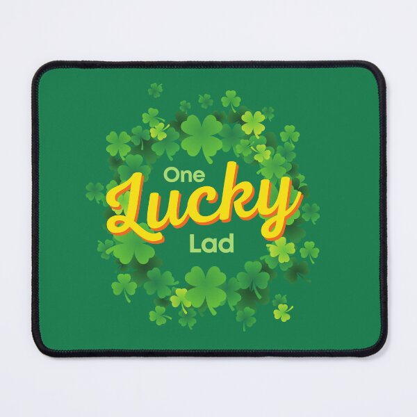 Item preview, St Patrick's Day - Luck of the Irish - Shamrocks - Clovers - Irish Boy - One Lucky Lad designed and sold by DesignByLeo.