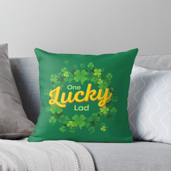 Item preview, St Patrick's Day - Luck of the Irish - Shamrocks - Clovers - Irish Boy - One Lucky Lad designed and sold by DesignByLeo.