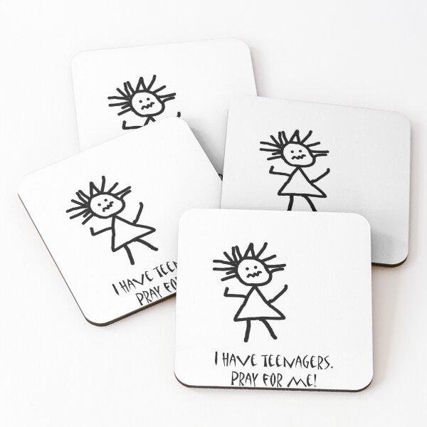 Item preview, I have teenagers. Pray for me. designed and sold by ArkansasLisa.