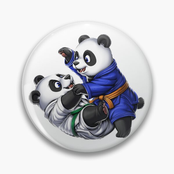 Item preview, Panda Bears Jiu-Jitsu Wrestlers designed and sold by underheaven.