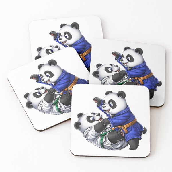 Item preview, Panda Bears Jiu-Jitsu Wrestlers designed and sold by underheaven.