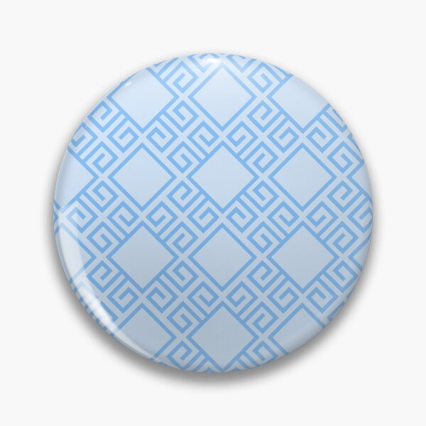 Item preview, Light Blue Square Grid Labyrinth Greek Geometric Clean Simple Fresh Pattern designed and sold by PenguinForests.