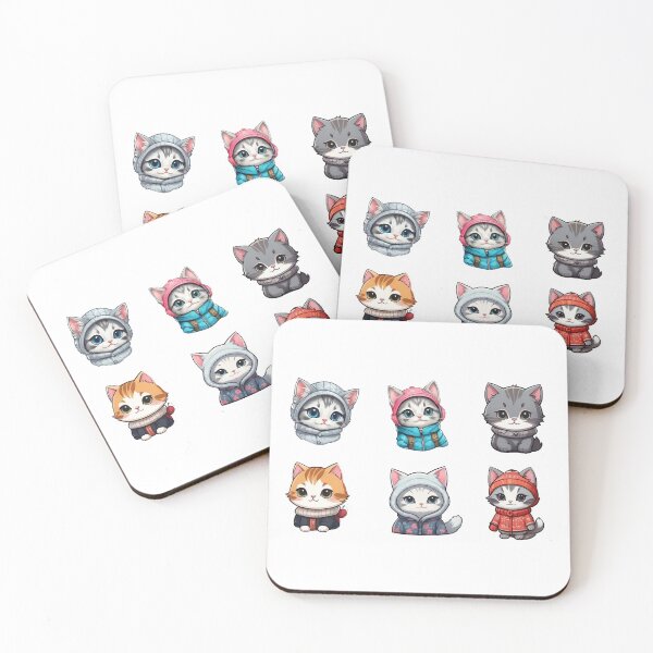 Item preview, Cute Winter Kittens Pack 2 designed and sold by PetsClan.