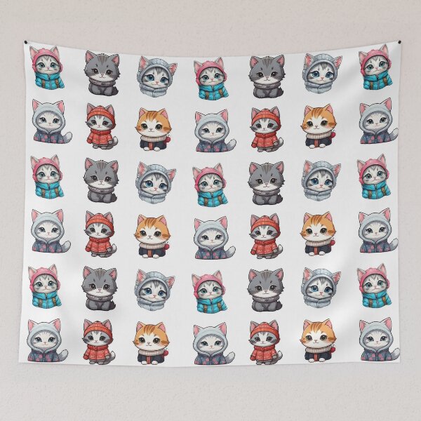 Item preview, Cute Winter Kittens Pack 2 designed and sold by PetsClan.