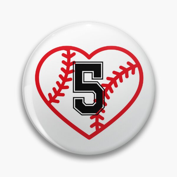 Item preview, Mom Baseball Number 5, Baseball Boy Mom #5 designed and sold by PorkysPops.