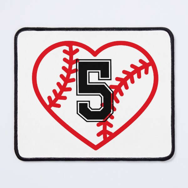 Item preview, Mom Baseball Number 5, Baseball Boy Mom #5 designed and sold by PorkysPops.