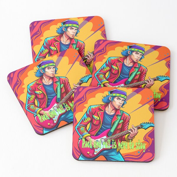 Item preview, Electric Blue: Rock and Roll Reverberations designed and sold by AgarutanPrint.