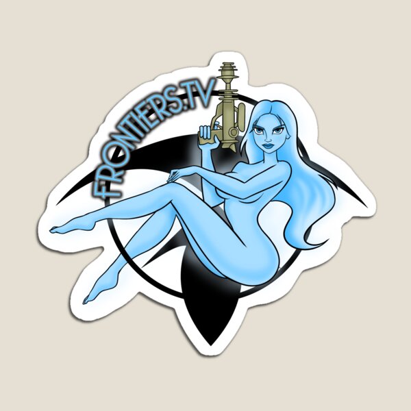 JIL'S HOLOGRAM LOGO — FRONTIERS.TV Magnet