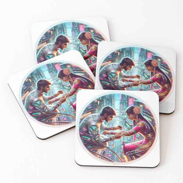 Item preview, Neo-Traditional Raksha Bandhan - Sibling Bond-happy raksha bandhan designed and sold by toobel.