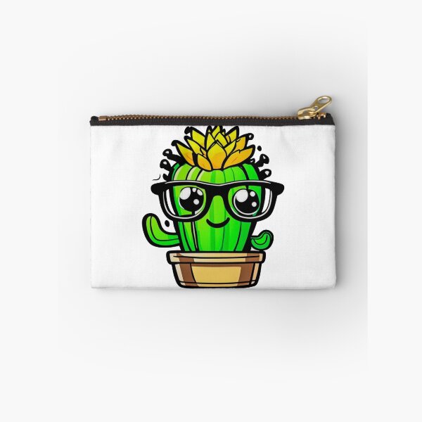 Item preview, Cute Nerd Cactus - Succulent Plant - Smiling Cactus - Potting Cactus Plants Wearing Glasses designed and sold by MyArt23.