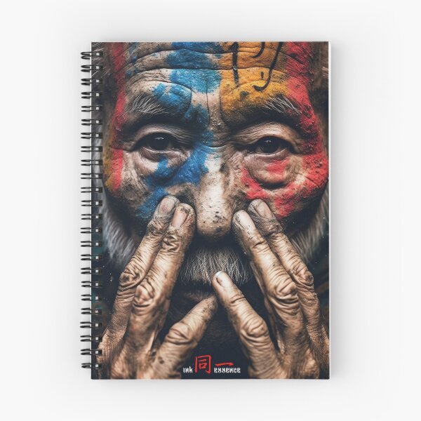 Item preview, Ink Essence - Japanese Aesthetic Surreal Kanji Symbol Portrait Painted Face Art 111 designed and sold by MadeByRobots.