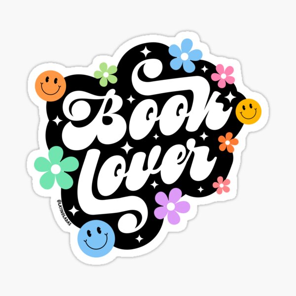 Artikel-Vorschau von Buchliebhaber / Smiley-Gesichter Groovige Gänseblümchen-Blumen in Schwarz Bunte Bücherzitate Leseliebhaber Ästhetische Geschenke für Kindle-Liebhaber Acotar, designt und verkauft von Latinoladas.