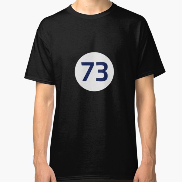 73 The Best Number Big Bang Numbers Puzzle Theory Classic T-Shirt