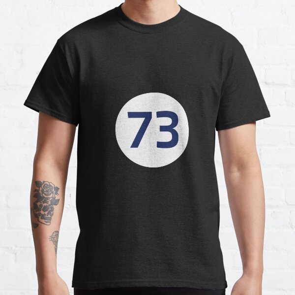 73 The Best Number Big Bang Numbers Puzzle Theory Classic T-Shirt