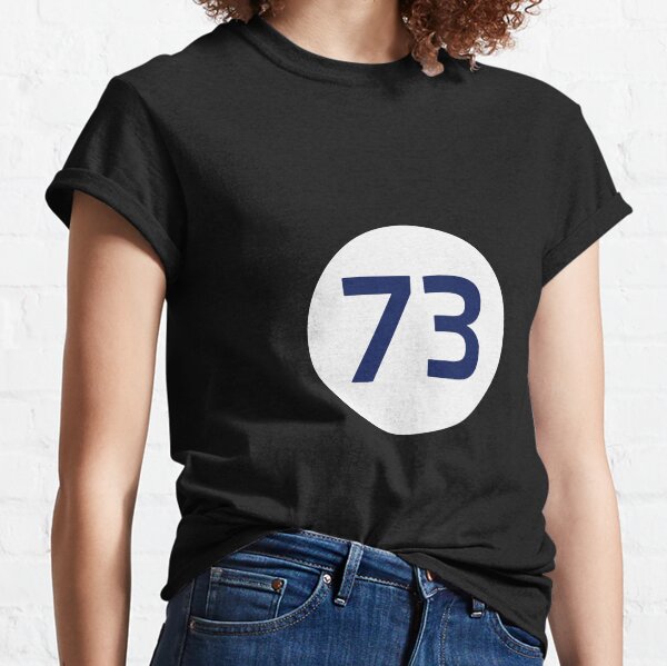 73 The Best Number Big Bang Numbers Puzzle Theory Classic T-Shirt
