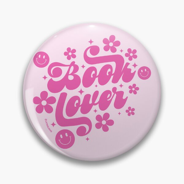 Item preview, Book Lover / Smiley Faces Groovy Daisies Flowers in Hot Pink Bookish Quotes Book Nerd Aesthetic Gifts Kindle Enthusiasts Throne Of Glass Tbr designed and sold by Latinoladas.