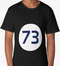 73 The Best Number Big Bang Numbers Puzzle Theory Long T-Shirt