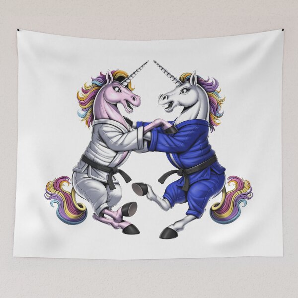 Item preview, Unicorns Jiu-Jitsu Wrestling designed and sold by underheaven.