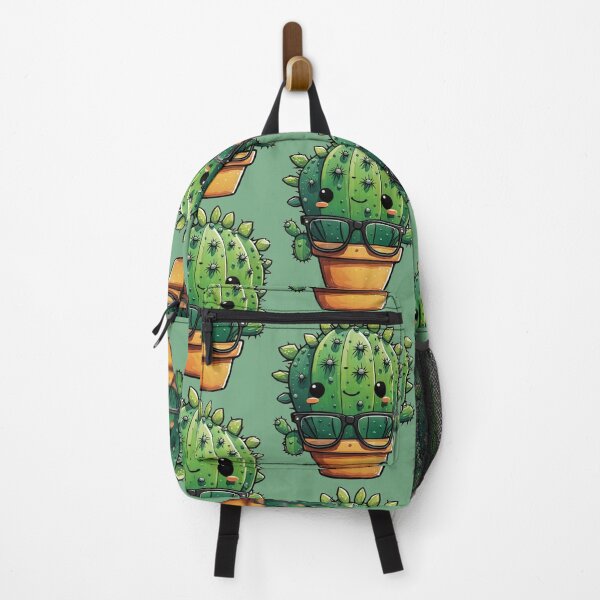 Item preview, Cute Nerd Cactus - Succulent Plant - Smiling Cactus - Potting Cactus Plants Wearing Glasses designed and sold by MyArt23.