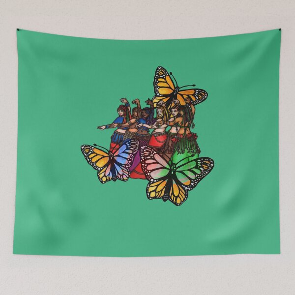 Item preview, Butterfly Belly Dancers designed and sold by FrictionMaxxing.