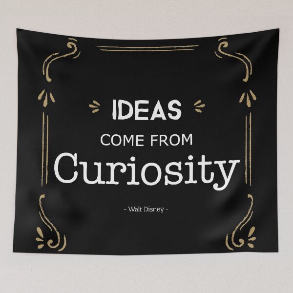 Item preview, IDEAS COME FROM CURIOSITY designed and sold by nkmanju.