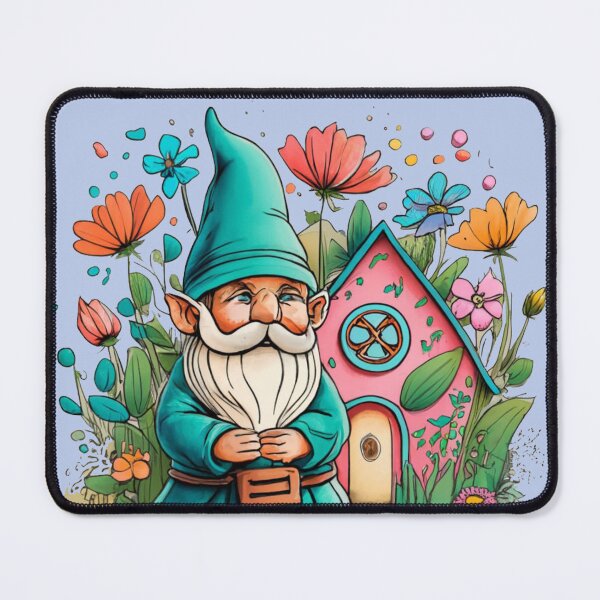 Item preview, Funny Gnome Sweet Gnome Garden Gnome Flower Garden designed and sold by Nature's Fancy.