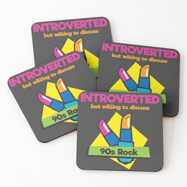 Item preview, Introverted - but willing to discuss 90's Rock designed and sold by Shop Deebo.