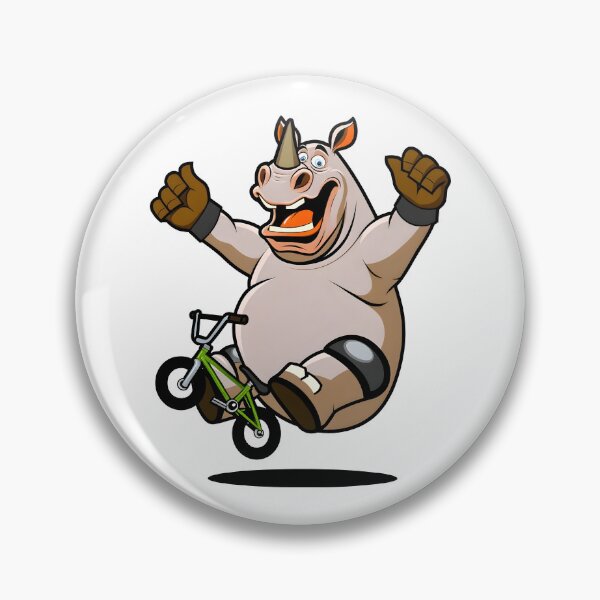 Item preview, Rhinoceros on Bicycle designed and sold by Bomba Visual.