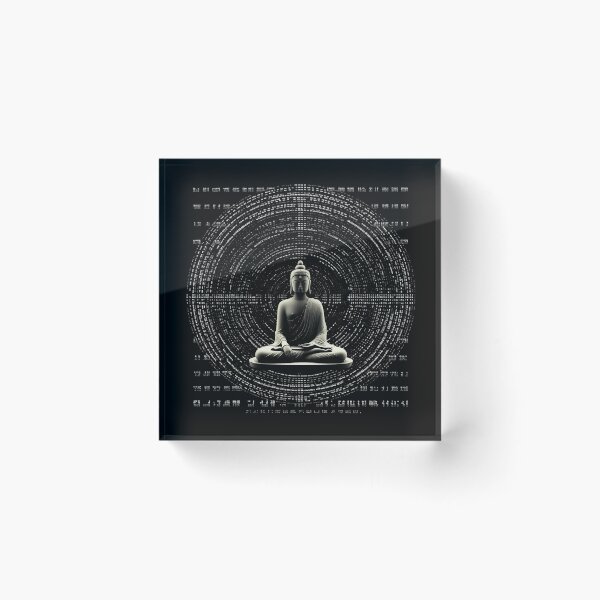Item preview, Meditation in modern art design, gift designed and sold by Andrea-Design.