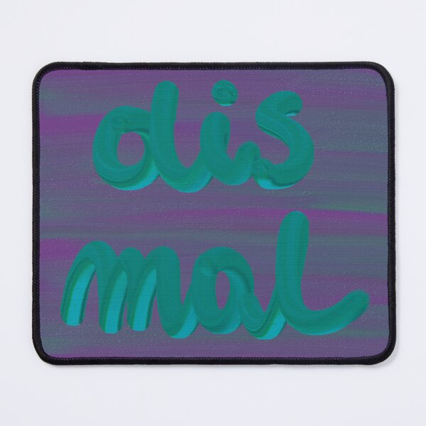 Item preview, DISMAL word art print designed and sold by nataliavandalia.