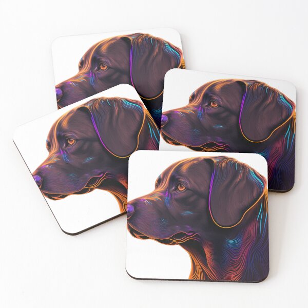 Item preview, Radiant Rover: Neon Doggo Delights designed and sold by 7venty.