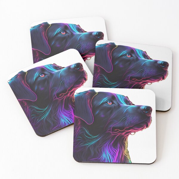 Item preview, Brilliant Bark: Neon Dog Artistry designed and sold by 7venty.