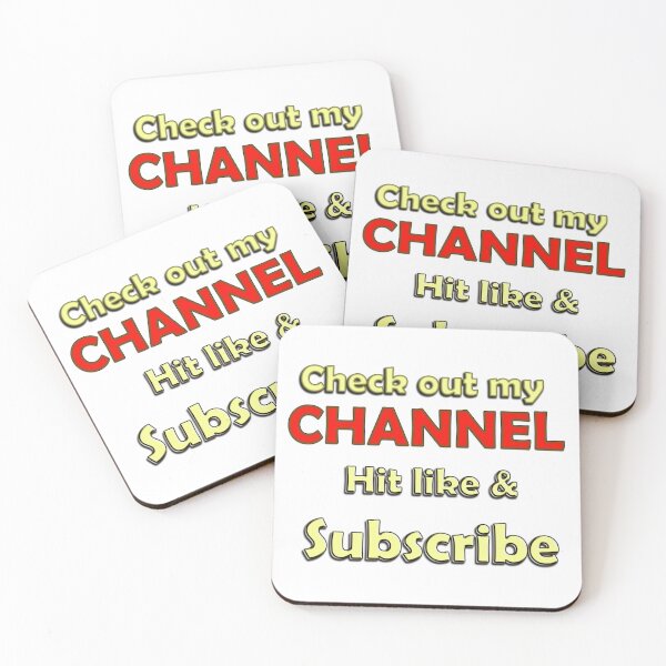 Item preview, Check out my Channel hit like and subscribe designed and sold by HoorayDesigns.