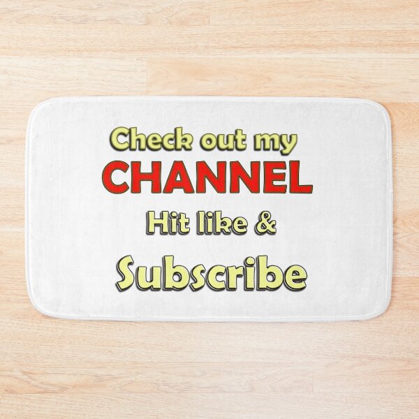 Item preview, Check out my Channel hit like and subscribe designed and sold by HoorayDesigns.