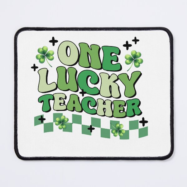 Item preview, One Lucky Teacher, Saint Patrick's Day Gift for Teacher Teacher Appreciation, Mother's Day designed and sold by behindthefacts.