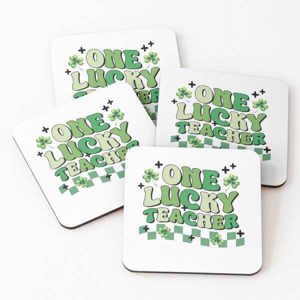 Item preview, One Lucky Teacher, Saint Patrick's Day Gift for Teacher Teacher Appreciation, Mother's Day designed and sold by behindthefacts.