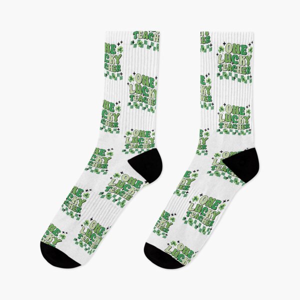 Item preview, One Lucky Teacher, Saint Patrick's Day Gift for Teacher Teacher Appreciation, Mother's Day designed and sold by behindthefacts.
