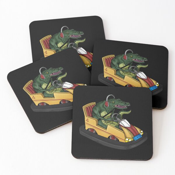 Item preview, Crocodile in bumper car designed and sold by Chitraah.