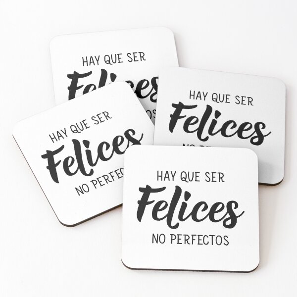 Item preview, Hay que ser felices, no perfectos. Hay que ser feliz, no perfecto - en español. designed and sold by pidzam4e.