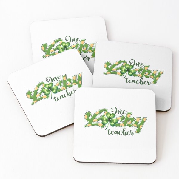 Item preview, One Lucky Teacher, Saint Patrick's Day Teacher, Teacher Appreciation, Shamrock designed and sold by behindthefacts.