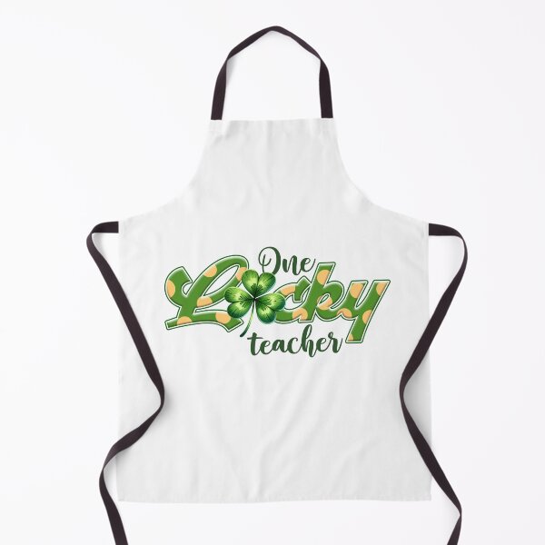 Item preview, One Lucky Teacher, Saint Patrick's Day Teacher, Teacher Appreciation, Shamrock designed and sold by behindthefacts.