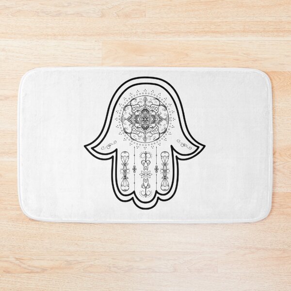 Item preview, pretty mandala Hamsa Hand designed and sold by hamsasoul.