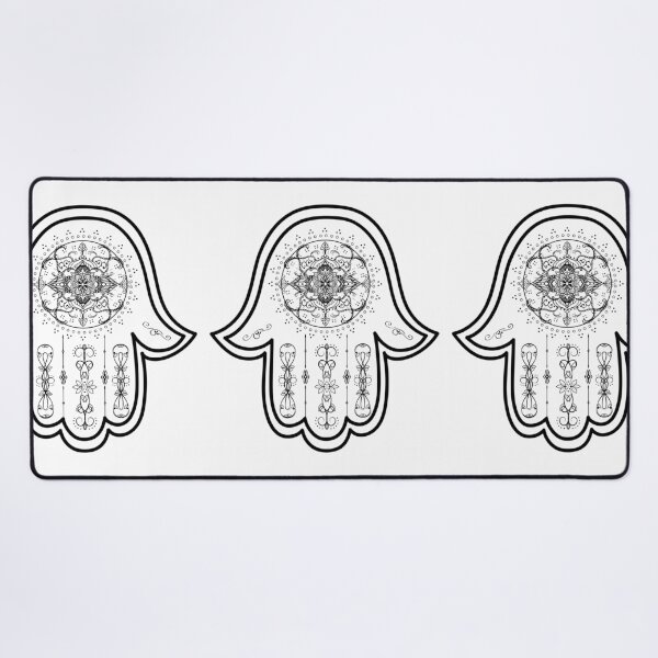 Item preview, pretty mandala Hamsa Hand designed and sold by hamsasoul.