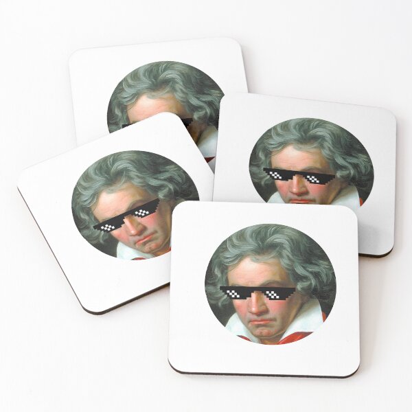 Item preview, Beethoven in Sunglasses designed and sold by BluebonnetBrush.