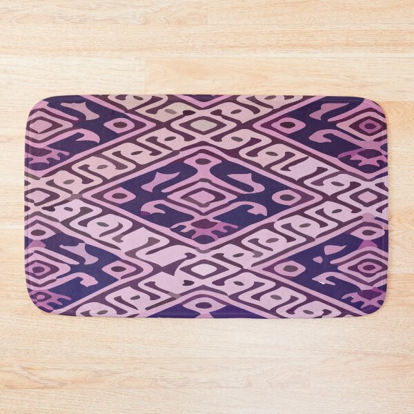 Item preview, Vibrant violet ethnic embroidery poncho huipil mexican folk art textile designed and sold by T-Mex.