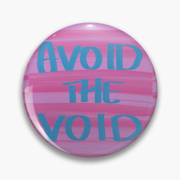 Item preview, AVOID THE VOID word art print designed and sold by nataliavandalia.